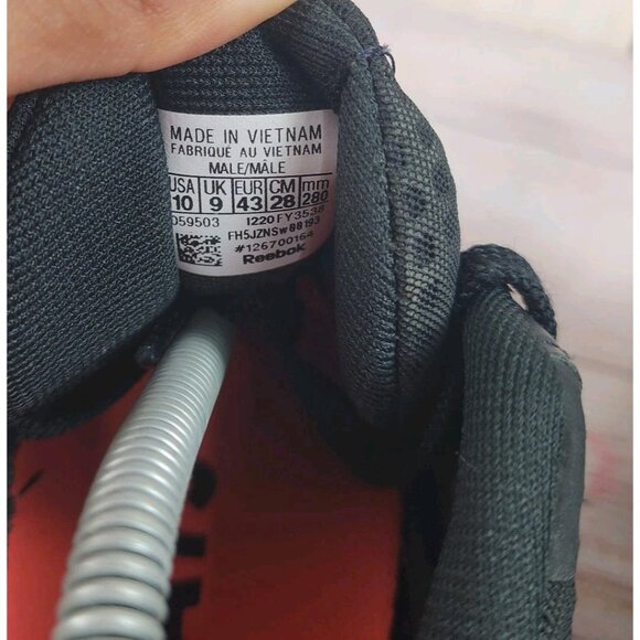 Reebok Legacy Lifter 2 Weightlifting Squat Gym Shoes Mens Size 10 Training Black - Picture 8 of 9